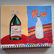 My project in Creative Drawing with Oil Pastels course. Traditional illustration, Fine Arts, Pencil Drawing, and Drawing project by elenatchal - 02.11.2022