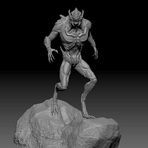 My project in Sculpting in ZBrush: From Concept Art to the Final Creature course. 3D, 3D Modeling, Video Games, Concept Art, and 3D Character Design project by Járlesson Júnior - 02.08.2022
