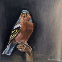 Il mio progetto del corso: Pittura a olio classica per ritratti naturalistici di uccelli. Fine Arts, Oil Painting, and Naturalistic Illustration project by Cristina Franco - 01.18.2022