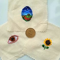 Mi Proyecto del curso: Técnicas de bordado en miniatura. Un projet de Broderie , et Design textile de Ana Lopez Castro - 11.02.2022