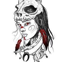 Meu projeto do curso: Desenho e ilustração digital de tatuagens com o Procreate. Traditional illustration, Graphic Design, Digital Illustration, Tattoo Design, and Digital Drawing project by ksacchi - 02.11.2022