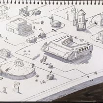 Meu projeto do curso: A arte de desenhar: transforme seus rabiscos em arte Ein Projekt aus dem Bereich Traditionelle Illustration, Bleistiftzeichnung, Zeichnung und Sketchbook von Gabriel Bender - 11.02.2022