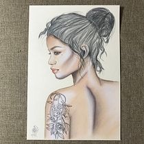 Mi Proyecto del curso: Ilustración con pastel y lápices de colores. Un progetto di Illustrazione tradizionale, Belle arti, Disegno a matita, Disegno, Disegno di ritratti, Disegno realistico e Disegno artistico di Isabel Quiroga Castro - 10.02.2022