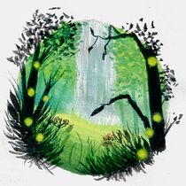Mi Proyecto del curso: Pintura de paisajes atmosféricos con gouache. Projekt z dziedziny Trad, c, jna ilustracja,  Malarstwo i Malowanie gwaszami użytkownika Tamara - 07.02.2022