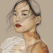 My project in Illustrated Portraits with Procreate course. Ilustração tradicional, Ilustração vetorial, Ilustração digital, e Desenho de retrato projeto de Alexa Ng - 11.02.2022