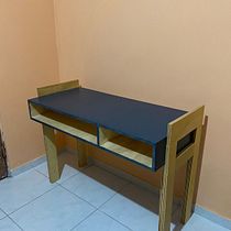 Meu projeto do curso: Desenho e construção de espaços de trabalho handmade. Un projet de Artisanat, Design, Fabrication de mobilier, Design d'intérieur, DIY , et Menuiserie de Jonas Lima - 12.02.2022