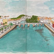 Meu projeto do curso: Sketchbook pictórico com guache. Un progetto di Illustrazione tradizionale, Bozzetti, Disegno, Illustrazione architettonica, Sketchbook e Pittura gouache di Teresa Lucio - 12.02.2022