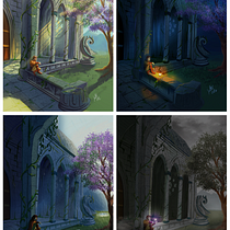 Mi Proyecto del curso: Principios de iluminación para pintura digital. Traditional illustration, Digital Illustration, and Digital Painting project by Ivette Morales - 02.12.2022