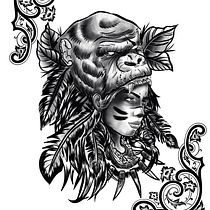 Mi Proyecto del curso: Diseño e ilustración digital de tatuajes con Procreate. Traditional illustration, Graphic Design, Digital Illustration, Tattoo Design, and Digital Drawing project by Jonathan Wladimir Vega Rosas - 02.13.2022