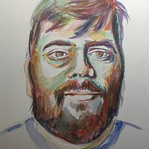 My project in Artistic Portrait with Watercolors course. Fine Arts, Painting, Watercolor Painting, and Portrait Drawing project by Gabrielas Überwasser - 02.13.2022
