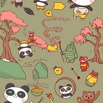 My project in Kawaii-Style Story Illustration course. Traditional illustration, Character Design, Digital Illustration, and Manga project by Ana Lisnic - 01.11.2022