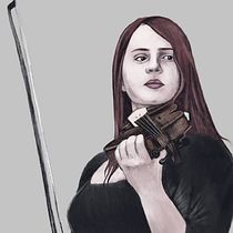 My project in Illustrated Portraits with Procreate course. Ilustração tradicional, Ilustração vetorial, Ilustração digital, e Desenho de retrato projeto de Catherine Linklater - 13.02.2022