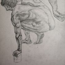 Mon projet du cours : Dessiner une silhouette humaine en mouvement Ein Projekt aus dem Bereich Bildende Künste, Skizzenentwurf, Bleistiftzeichnung, Zeichnung und Realistische Zeichnung von Pasquale Noizet - 13.02.2022