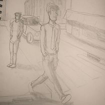 Meu projeto do curso: Fundamentos do desenho de pessoas a partir da imaginação. Traditional illustration, Fine Arts, Sketching, Pencil Drawing, Drawing, Artistic Drawing, and Figure Drawing project by nicolaspfreitas - 02.13.2022