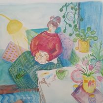 My project in Exploratory Sketchbook: Find Your Drawing Style course. Traditional illustration, Sketching, Creativit, Drawing, Watercolor Painting, Sketchbook, and Gouache Painting project by lucieorgassa - 02.13.2022