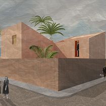 Mi Proyecto del curso: Representación gráfica de proyectos arquitectónicos. Un projet de Architecture, Design graphique, Architecture d'intérieur, Design d'intérieur, Pa, sagisme, Collage, Architecture numérique et Illustration architecturale de Samantha Orozco Marín - 14.02.2022