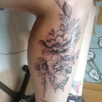 Mein Kursprojekt: Tattoo für Anfänger. Tattoo Design project by Linda Braun - 02.14.2022