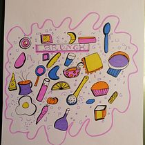 Il mio progetto del corso: Doodling creativo e hand lettering per principianti. Traditional illustration, Lettering, Drawing, Photograph, Film, Video, and TV project by archely - 02.14.2022