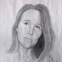 Mon projet du cours : Portrait réaliste au crayon graphite. Traditional illustration, Fine Arts, Sketching, Pencil Drawing, Drawing, Portrait Drawing, Realistic Drawing, Artistic Drawing, and Figure Drawing project by Michelle Sarrazin - 02.14.2022