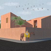 My project in Architectural Visualization Using Digital Collage course. Un projet de Architecture, Design graphique, Architecture d'intérieur, Design d'intérieur, Pa, sagisme, Collage, Architecture numérique et Illustration architecturale de sancheed1 - 14.02.2022