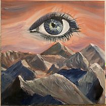 Mein Kursprojekt: Ölmalerei: Kreiere surreale Landschaften. Fine Arts, Painting, and Oil Painting project by Doreen Kurtz - 02.14.2022