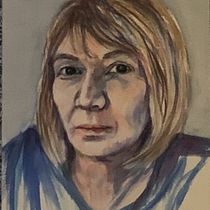 My project in Artistic Portrait with Watercolors course. Fine Arts, Painting, Watercolor Painting, and Portrait Drawing project by Gwen Young - 02.14.2022
