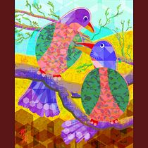 My project in Playful Animal Illustration with Photoshop course. Traditional illustration, and Digital Illustration project by beardodge - 02.16.2022