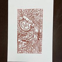 Mi Proyecto del curso: Grabado contemporáneo en linóleo. Un progetto di Illustrazione tradizionale, Artigianato, Belle arti e Stampa di Laura Ferrández Sanz - 15.02.2022