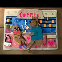 Amigos en NYC 🌆. Traditional illustration, Collage, Paper Craft, Children's Illustration, Creating with Kids, and Narrative project by lesliemdfks - 02.14.2022