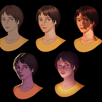 Mi Proyecto del curso: Iluminación y color para retratos digitales en Photoshop . Ilustração tradicional, Ilustração digital, e Pintura digital projeto de José Raxón - 15.02.2022