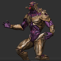 Il mio progetto del corso: Modellazione con ZBrush: dalla concept art alla creatura finale. 3D, 3D Modeling, Video Games, Concept Art, and 3D Character Design project by adamodanilo90 - 02.15.2022