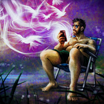 Mi Proyecto del curso: Pintura digital de personajes: crea escenas mágicas. Een project van Traditionele illustratie, Ontwerp van personages, Digitale illustratie y Digitale tekening van Damián Esteban Díaz - 15.02.2022