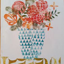 My project in Sketchbooking with Handmade Stamps course. Traditional illustration, Pattern Design, Printing, Sketchbook, and Engraving project by bazsisaciberci - 02.15.2022