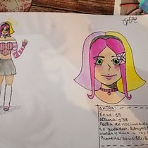Mi Proyecto del curso: Creación de personajes manga. Traditional illustration, Character Design, Comic, and Manga project by Jana Alonso Méndez - 02.15.2022