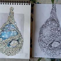 Il mio progetto del corso: Tecniche ad acquerello per illustrazioni da sogno. Traditional illustration, Drawing, Watercolor Painting, and Editorial Illustration project by Dada Ro - 02.15.2022