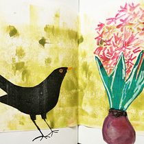 Illustrating Nature: A Creative Exploration course. Traditional illustration, Painting, Drawing, Watercolor Painting, Ink Illustration, and Naturalistic Illustration project by haggytea - 02.15.2022