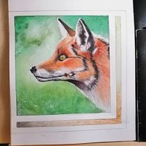 My project in Expressive Animal Portraits in Watercolor course. Projekt z dziedziny Trad, c, jna ilustracja, Malowanie akwarelą, R, sunek realist, czn, Ilustracja naturalist i czna użytkownika ali_55528 - 09.03.2022