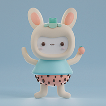 Mi Proyecto del curso: Creación de personajes kawaii en 3D con Blender  Ein Projekt aus dem Bereich Traditionelle Illustration, Design von Figuren, Digitale Illustration, 3-D-Modellierung, Manga, Design und 3D von Frida Armas - 26.02.2022