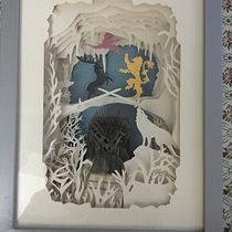 Mi Proyecto del curso: Papercut: crea escenas de papel con profundidad. Ilustração tradicional, Artesanato, Papercraft, Stor, telling, Encadernação, DIY, Design editorial e Ilustração infantil projeto de Andrea Lopez - 16.02.2022