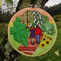 Mi Proyecto del curso: Introducción al bordado botánico. Projekt z dziedziny  Haft, Wzornictwo tekst i liów użytkownika Krito Montesel - 16.02.2022