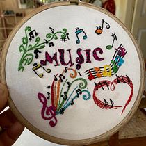 My project in Basic Techniques for Embroidering Letters course. Un projet de Broderie , et Design textile de cubbys - 16.02.2022