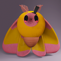 Meu projeto do curso: Criação de personagens Kawaii em 3D com Blender Ein Projekt aus dem Bereich Traditionelle Illustration, Design von Figuren, Digitale Illustration, 3-D-Modellierung und Manga von insensatezz - 29.03.2022