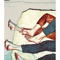 My project in Expressive Figure Drawing: Explore Lines, Shapes and Colors course Ein Projekt aus dem Bereich Bildende Künste, Bleistiftzeichnung, Zeichnung, Porträtzeichnung, Realistische Zeichnung, Anatomische Zeichnung und Gouachemalerei von Ola - 16.02.2022