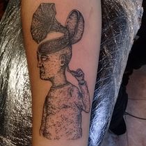 Mi Proyecto del curso: Técnicas de tatuaje blackwork con línea fina. Desenho de tatuagens projeto de Cristian Georgeot - 16.02.2022