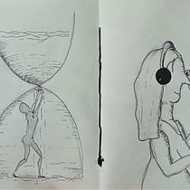 Mi Proyecto del curso: Ilustración artística: dibuja tu imaginario. Traditional illustration, Creativit, Pencil Drawing, and Drawing project by Marina - 02.17.2022