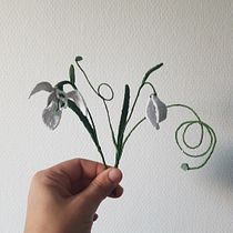 My project in Stumpwork Embroidery: Create 3D Ornaments  course. Jewelr, Design, Embroider, and Textile Design project by Florie LAVALLEE-LEVEDER - 02.01.2022