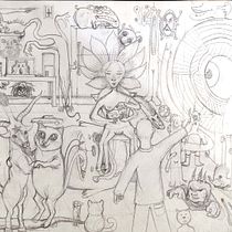 Mi Proyecto del curso: Sketching creativo: llena tus ilustraciones de vida y detalle. Traditional illustration, Sketching, Pencil Drawing, Drawing, Watercolor Painting, Sketchbook & Ink Illustration project by Edgar Rivera - 02.17.2022