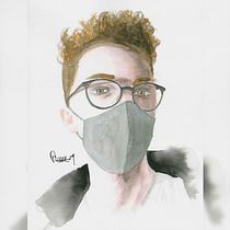 Mi Proyecto del curso: Retrato en acuarela a partir de una fotografía. Traditional illustration, Watercolor Painting, and Portrait Drawing project by Roberto Medina García - 02.15.2022