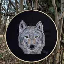 Mon projet du cours : Peinture à l’aiguille pour débutants. Embroider, Naturalistic Illustration, and Textile Design project by Christine Belin-Munier - 02.17.2022