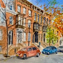 My project in Modern Techniques for Watercolor Cityscapes course. Un progetto di Pittura e Pittura ad acquerello di adlermark - 17.02.2022
